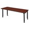 Regency Rectangular Mobile Tables, 72 W, 30 L, 23-34 H, Wood, Metal, Cherry MT7230CHAPCBK - alternate 6